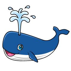 Sea Animal Cartoon, Blue Whale Drawing, Free Cartoon Images, Shrimp Cartoon, Whale Cartoon, Swimming Cartoon, Deep Sea Animals, Crab Cartoon, Sharks Scary