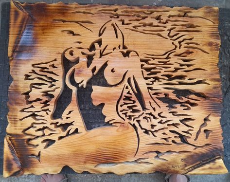 Wood Art Design, Carved Wood Wall Art, Silhouette Drawing, Scroll Saw Pattern, Wood Appliques, Intarsia Woodworking, Wood Burning Art, Ceramics Pottery Art, Scroll Saw Patterns