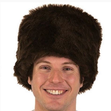 Russian Cossack Hat Faux Fur Harry Potter Wizard of Oz Costume Accessory  https://www.ebay.com/itm/223101545184  Use this brown faux fur Russian Cossack Hat for Russian military elite as well as your next crazy hat party Spirit Day Halloweenethnic festival theatrical production school project or playor celebration.  These hats are also perfect for the Winkie Guards (Wicked Witch's Guard) in the Wizard of Oz elder elves from last year's hit Christmas Movie NoelleViktor Krum from Harry Potter and Ushanka Hat Outfit, Crazy Hat Party, Munchkin Costumes Wizard Of Oz, Wizard Of Oz Horse Costume, Funny Movies List, Wizard Of Oz Winkie Guard, Viktor Krum, Wizard Of Oz Cowardly Lion, Oz Costume