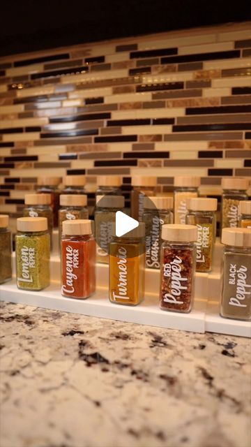 Perla Martinez on Instagram: "Spice jar upgrade! I added vinyl labels using two different fonts to make them stand out ☺️ FONT NAMES ➡️ "Misses" & “Quichflour" both can be downloaded on DaFont 

Supplies ✂️
- Adhesive Vinyl 
- Transfer Tape
- Spice Jars with Bamboo Lids 
- 3 Tier Expandable Spice Rack Organizer
•
•
•
#spicerack #kitchenorganization #kitchenorganizer #spicejars #amazonfinds #amazonhome #amazonmusthaves #kitchendecor #kitchendiy #cricut #labeling #organization #cricutmade #cricutproject #cricutcrafts #cricutcreations #craft #craftersofinstagram #craftersofig #diyprojects #manualidades #organizacion #ideas #vinyl #adhesivevinyl #craft #diy #diyholic" Labeling Organization, Spice Rack Organiser, Spice Jar, Vinyl Labels, Font Names, Vinyl Transfer, Different Fonts, Cricut Creations, Transfer Tape