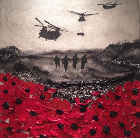 Remembrance Day art by Jacqueline Hurley Painting 'Remembered, By Day And By Night' From The War Poppy Collection Remembrance Day Pictures, Remembrance Day Art, Ideas For Flowers, Remembrance Day Poppy, Poppy Art, Expressionist Art, 1 Tattoo, Trendy Flowers, White Tattoo