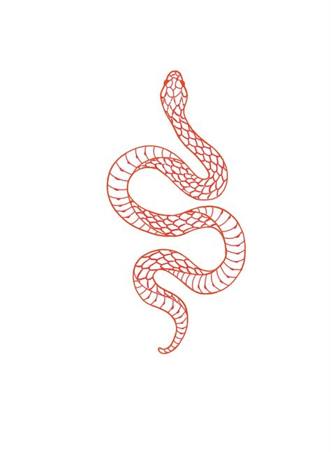 Snake And Moon Tattoo, Tattoo Espalda Mujer, Cute Couple Tattoo, Red Snake Tattoo, Matching Tattoos For Couples, Couple Tattoo Ideas, Red And Black Snake, Arm Tattoos Drawing, Tattoos For Couples