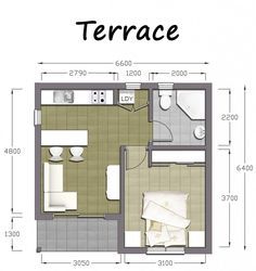 granny pod | MedCottage | Granny Pods | Guest house ... Granny Pods Floor Plans, Granny Flat Plans, Granny Pods, Flat Layout, Small Floor Plans, 1 Bedroom House, Small Living Room Layout, Granny Flats, Small House Floor Plans