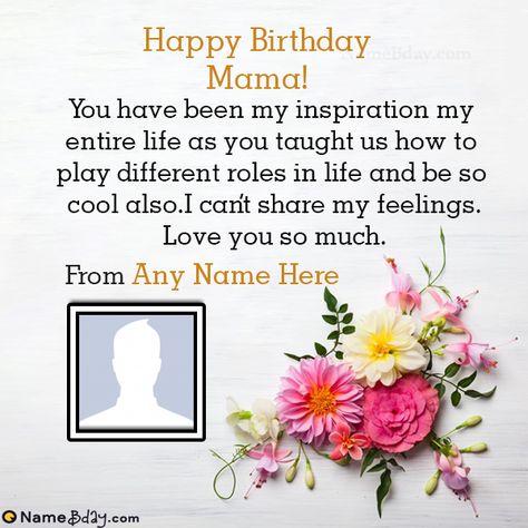 Happy Birthday Mama - Best Wishes For You Happy Birthday Mami Wishes, Happy Birthday Mamu Images, Happy Birthday Wishes For Mama Ji, Happy Birthday Mami Ji Wishes, Happy Birthday To Mummy, Birthday Quotes For Mama, Mama Birthday Wishes, Happy Birthday Mami Ji, Birthday Wishes For Mami