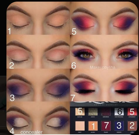 Tutorial Eyeshadow, Mekap Mata, Drag Make-up, Makeup Pictorial, Makeup Order, Beginners Eye Makeup, Makeup Help, Makeup Tutorial Eyeshadow, Eye Makeup Pictures