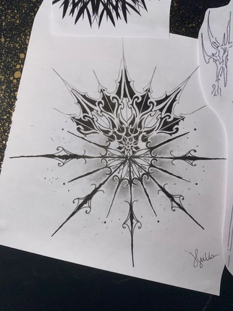 Dark Mandala Tattoo, Jeep Tattoos, Gothic Mandala, Hahaha Joker, Chaos Tattoo, Geometric Mandala Tattoo, Half Sleeve Tattoos Drawings, Surreal Tattoo, Cross Tattoo Designs