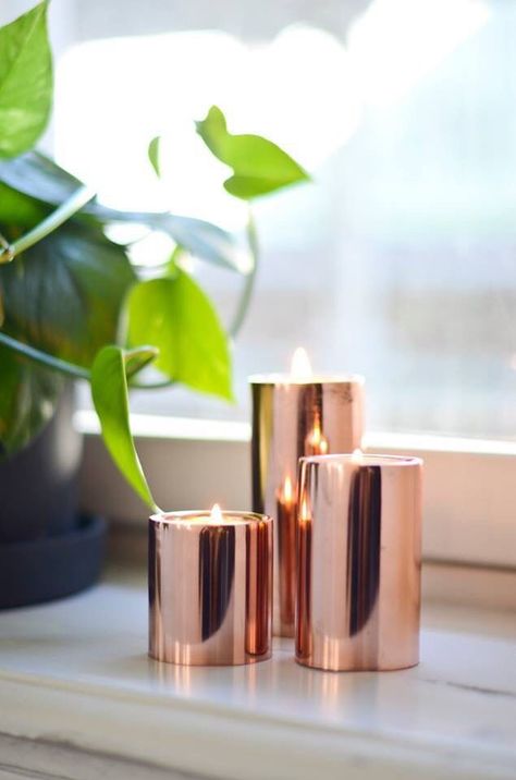 Rose Gold Rooms, Rose Gold Bedroom, Gold Rooms, Rose Gold Decor, Gold Bedroom, Copper Rose, Gold Decor, Beauty Room, Window Sill