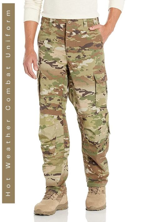 Hot Weather Combat Uniform Ocp Uniform, Army Combat Uniform, Military Cargo Pants, Combat Uniforms, Combat Pants, Military Pants, Professional Appearance, Stylish Mens Fashion, Military Uniforms