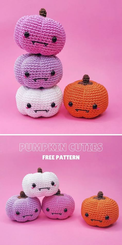 15+ Last Minute Crochet Halloween Ideas and Free Patterns Crochet Mini Free Pattern, Halloween Decor Crochet, Free Halloween Amigurumi Pattern, Kindness Crochet, Halloween Crochet Ideas, Halloween Crochet Amigurumi, Crochet Halloween Patterns Free, Spooky Crochet, Crochet Pattern Halloween