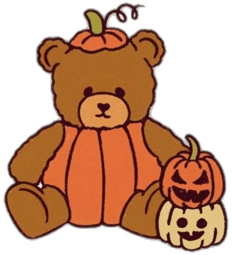 Jelly Cat Drawing, Jellycat Drawing, Clay Jellycat, Halloween Pumpkins Drawing, Cute Bear Doodle, Teddy Bear Pumpkin, Bear Doodle, Doodle Bear, Teddy Bear Drawing