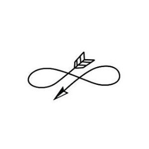 Curved arrow Tattoo Diy, Arrow Symbol, 심플한 그림, Tato Henna, Sharpie Tattoos, Inspiration Tattoos, Infinity Tattoos, Seni Dan Kraf, Arrow Tattoo