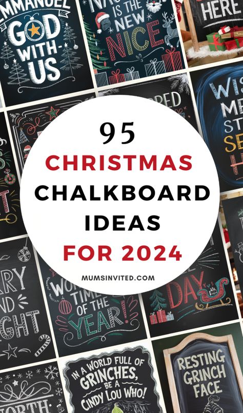 Welcome Christmas 2024 in style with our funny chalkboard art ideas & quotes! Find the perfect way to say hello to this Christmas season with our easy & DIY chalk art projects. From simple designs that anyone can create to more rustic & aesthetic pieces, there's something for every skill level. Get inspired by our favorite Merry Christmas quotes & sayings, perfect for your home or classroom. Let your creativity bloom this winter with these cute, easy diy Christmas chalkboard ideas! Christmas Chalkboard Doodles, Boho Christmas Chalkboard Art, Christmas Theme Chalkboard, Kitchen Chalkboard Ideas Quotes, Dear Santa Chalkboard Sign, Christmas Marker Board Ideas, Merry Christmas On Chalkboard, Christmas Signs Chalkboard, Chalkboard Art For Christmas