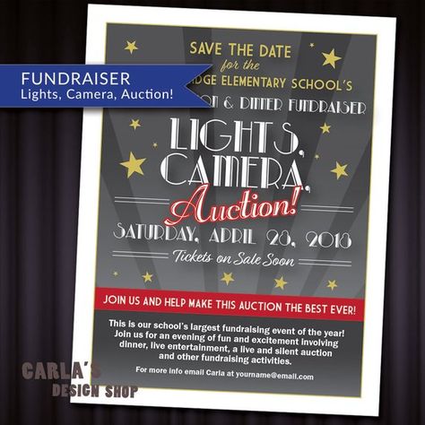 Cinema Theme, Auction Themes, Bday Party Invitations, School Fundraising, Gala Themes, Ball Ideas, Gala Ideas, Hollywood Lights, Fundraising Gala