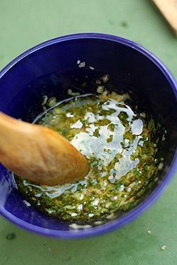 French Vinaigrette - learn it, love it, never buy store-bought again. French Vinaigrette, David Lebovitz, Vinaigrette Salad, Vinaigrette Recipes, Green Sauce, French Cooking, Salad Dressing Recipes, Salad Dressings, French Food