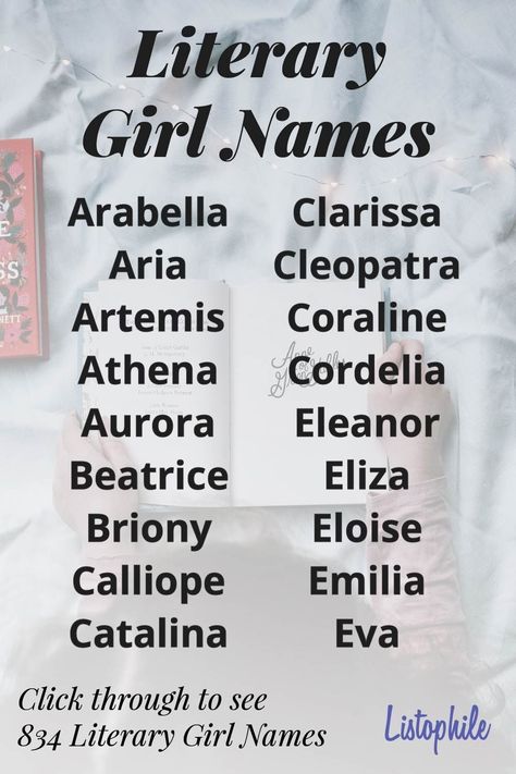 Literary Girl Names, Names From Books, Shakespeare Names, Literary Names, Babies Names, Female Character Names, Classic Novels, Best Character Names, Fantasy Names