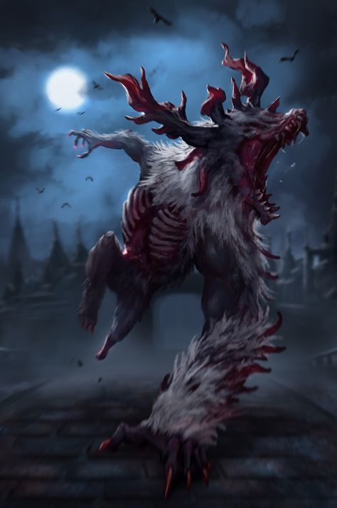 Space Creature Art, Wendigo Fanart, Cleric Beast, Bloodborne Fanart, Bloodborne Art, Dark Creatures, Demon Souls, Arte Robot, Cool Monsters