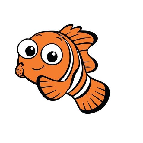 Finding Nemo Svg, Nemo Svg, Embroidery Designs For Kids, Nemo Party, Mickey Mouse Dress, Welcome Embroidery, Disney Clipart, Disney Finding Nemo, Pancake Art