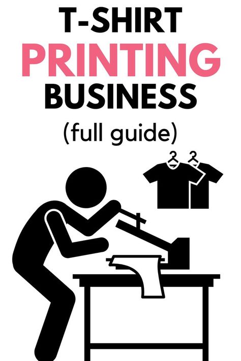 How to Start a T-Shirt Printing Business at Home. Our Guide on How to Start a T-Shirt Printing Business. #printingbusiness #tshirtprinting Shirt Printing Business, Starting A Tshirt Business, Tshirt Printing Business, Screen Printing Business, Vinyle Cricut, Sublimation Ideas Projects Inspiration, Design Jersey, Shirt Logo Design, Tshirt Printing Design