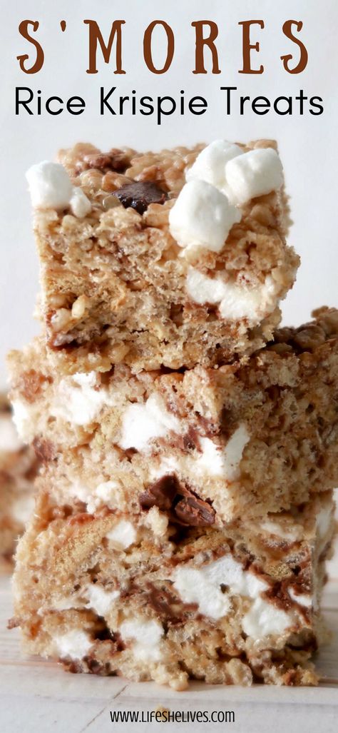 Rice Krispie Treats Easy, Krispie Treats Recipe, Rice Recipes For Dinner, Rice Krispy, Rice Crispy Treats, S'mores, Crispy Treats, Rice Krispie Treats, Rice Krispie