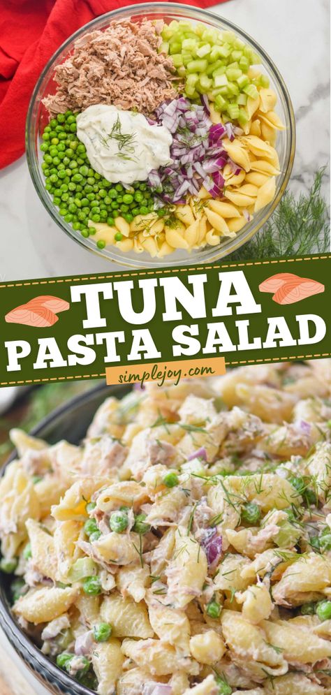 Tuna Pasta Salad, summer recipes, side dishes for bbq