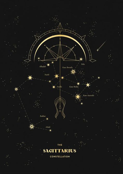 Saggitarius Constellation Aesthetic, Sagittarius Centaur, Sagittarius Constellation Wallpaper, Capricorn Star Constellation, Sagittarius Constellation Art, Sagittarius Constellation Necklace, Sagittarius Constellation, Constellation Art, Greek Heroes