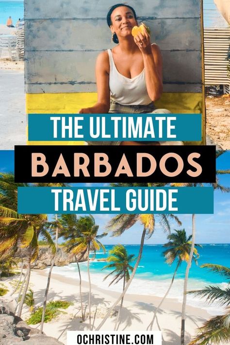 This is the ultimate Barbados travel guide: what to do in Barbados, what to eat in Barbados, where to stay in Barbados. There are so many amazing things to do in Barbados. Wondering is Barbado safe for tourists? Find out the answer  in this guide. | What to do in Barbados | best things to do in Barbados | Barbados Itinerary | Barbados Travel Tips | #barbados Things To Do In Barbados, Barbados Vacation, Barbados Travel, Caribbean Destinations, Central America Travel, Bridgetown, Caribbean Vacations, Relaxing Vacations, Caribbean Travel