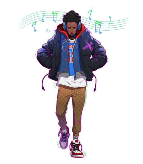 Miles Morales Action Pose, Future Miles Morales, Spider Man Across The Spider Verse Concept Art, Spiderman Art Style, Miles Morales Concept Art, Miles Fanart, Into The Spiderverse Art Style, Miles Morales Fan Art, Miles Morales Art