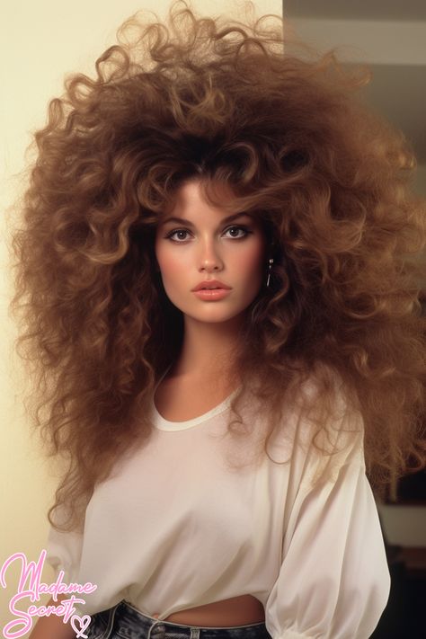 1980s Hairstyles, Big Hairstyles, 80's Makeup, Big Volume Hair, 80s Big Hair, 1980s Hair, Hair Glam, Bombshell Hair, Volume Curls