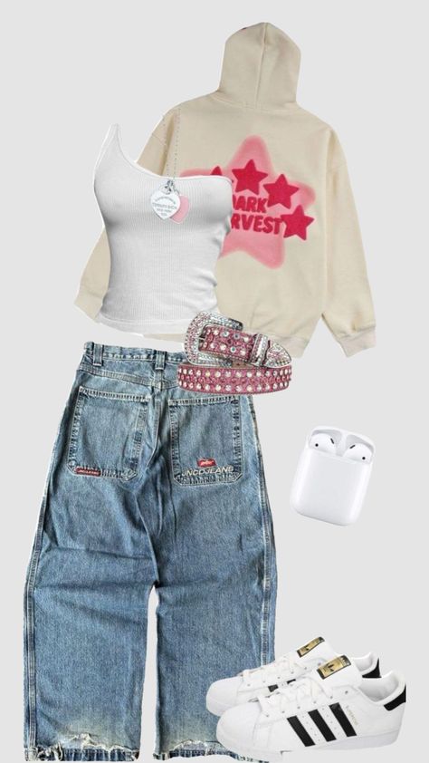 Latina or Hello Kitty Girl Outfit #outfit#latina #mexicoaesthetic Outfit Latina, Shein Shopping, Hello Kitty Girl, Kitty Girl, Diy Vetement, 2000s Fashion Outfits, Easy Trendy Outfits, Swaggy Outfits, Simple Trendy Outfits