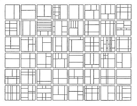 Subdivisions of the square according to the golden mean Golden Mean, Human Scale, The Golden Mean, Comic Layout, Elements And Principles, Golden Ratio, The Square, Teaching Art, Art Plastique