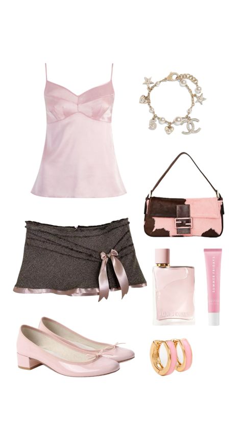 #coquette #pink #aesthetic #outfitinspo #vibes #lanadelrey #cute #girly #model Coquette Pink Aesthetic, Girly Fits, Casual Outfit Inspiration, Coquette Pink, 2000s Fashion Outfits, Pink Outfits, Really Cute Outfits, Girly Outfits, Lookbook Outfits