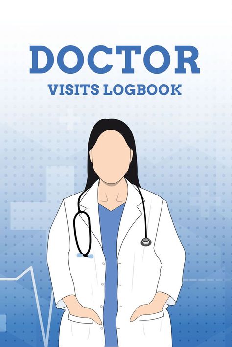 Medical Visit Log Book, Medical notebook, Health Care Log Book and medical Tracker, Woman doctor line art, Medical Health Care Log Book For Physician Appointments Doctor Line Art, Medical Notebook, Medical Tracker, Woman Doctor, Medical Health Care, Medical Health, Log Book, Female Doctor, Doctor Visit