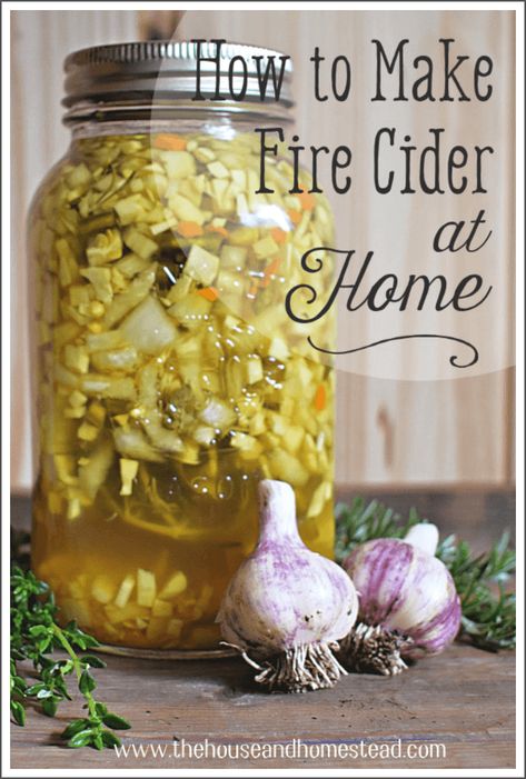 Fermenting Recipes, Making Potions, Probiotic Food, Cider Recipes, Fire Cider Recipe, Apple Cider Vinegar Uses, Homestead Kitchen, Winter Gardening, Fire Cider