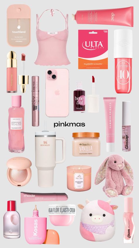 pinkmas wishlist ideas #pinkmas #christmas #christmaswishlist #christmas2024 #christmaswishlistideas #giftideas #pinkpresents #pink Wishlist Ideas, Tree Hut, Summer Fridays, Ulta Beauty, Christmas Wishlist, Vanilla, 10 Things, Christmas, Pink