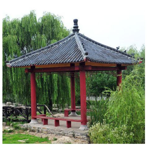 Japanese Gazebo, Flat Roof Tiles, Japanese Roof, Gazebo Roof, Clay Roof Tiles, Japanese Tea House, Pavilion Design, Building Roof, Garden Gazebo