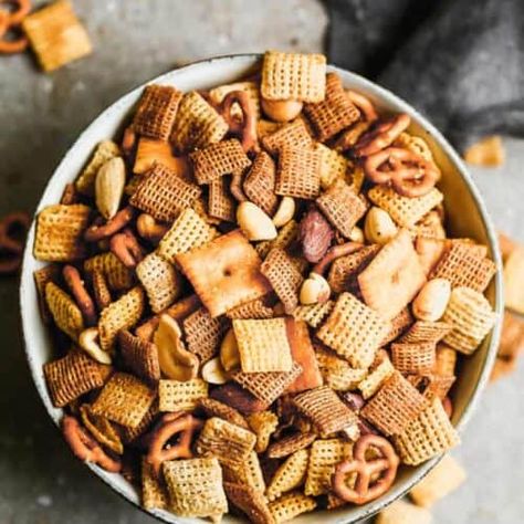 Chex Mix | - Tastes Better From Scratch Chex Mix Recipes Spicy, Savory Chex, Savory Chex Mix, Spicy Chex Mix, Homemade Chex Mix Recipe, Gluten Free Chex, Sweet Chex Mix, Sweet Chex, Party Mix Snacks