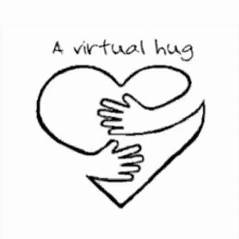 Hug Love GIF - Hug Love Peace - Discover & Share GIFs Virtual Hug Gif, Hugging Drawing, Hug Stickers, Drawing Heart, Hug Gif, Hands Drawing, Glitter Gif, Virtual Hug, Heart Gif