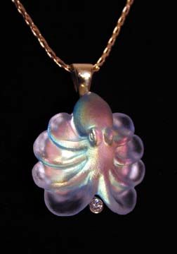 Calypso Aesthetic, Squid Jewelry, Nature Necklaces, Jellyfish Jewelry, Carved Gemstones, Octopus Necklace, Octopus Pendant, Vintage Wedding Jewelry, Girls Necklaces