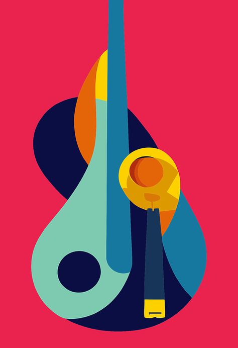 Jazz Graphic Design, Jazz Illustration, Music Abstract, 2022 Art, Jazz Art, Photoshop Tutorial Design, Jazz Music, Cubism, Photoshop Tutorial