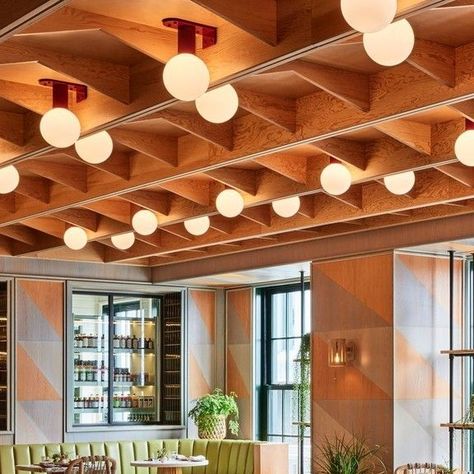 Hospitality Snapshots on Instagram: "The Tin Building by Jean-Georges in New York City · design by Cass Calder Smith Architecture and Roman & Williams Building and Interiors @casscaldersmith_ai @roman_and_williams_ · 📸Nicole Franzen @nicole_franzen · #hospitalitydesign #interiordesign #interiors #hospitalitysnapshots" Restaurant Sitting, Tin Building, Hospitality Snapshots, Roman Williams, Nicole Franzen, Roman And Williams, Restaurant Outdoor, Tsukiji, Ceiling Detail