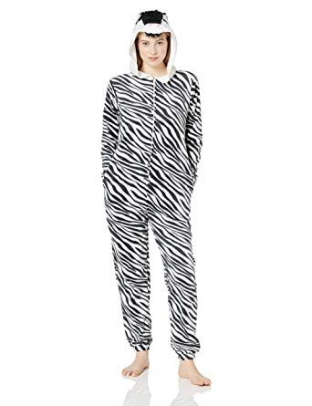 Amazon.com: Body Candy Womens Microfleece Fun Hooded Onesie Critters, ZEBRA, Multi-Colored - Extra Large: Clothing Womens Onesie, Onesie Pajamas, One Piece Pajamas, Night Owl, Stay Warm, Multi Colored, Warm And Cozy, Onesies, Pajama Pants