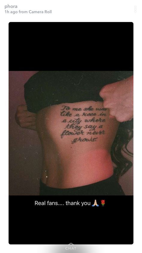 Phora Yours Truly Tattoo, Phora Yours Truly, Yours Truly Tattoo, Phora Quotes, Song Tattoos, Lyrics Tattoo, Rap Quotes, Hip Tattoo, Quotes Images