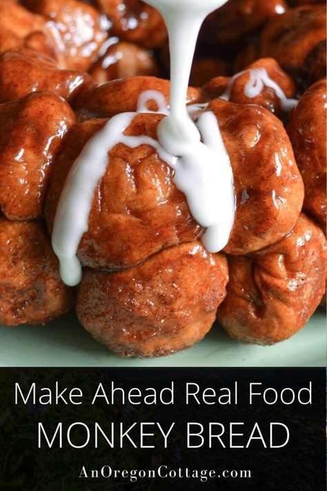 Say goodbye to the can and hello to flavor with this easy recipe for overnight monkey bread made with real food ingredients! It's ready when you are in the morning. Make Ahead Monkey Bread, Monkey Bread Recipe From Scratch, Overnight Monkey Bread, Monkey Bread From Scratch, Homemade Monkey Bread, Easy Monkey Bread, Bread From Scratch, Christmas Brunch Recipes, Delicious Cookie Recipes