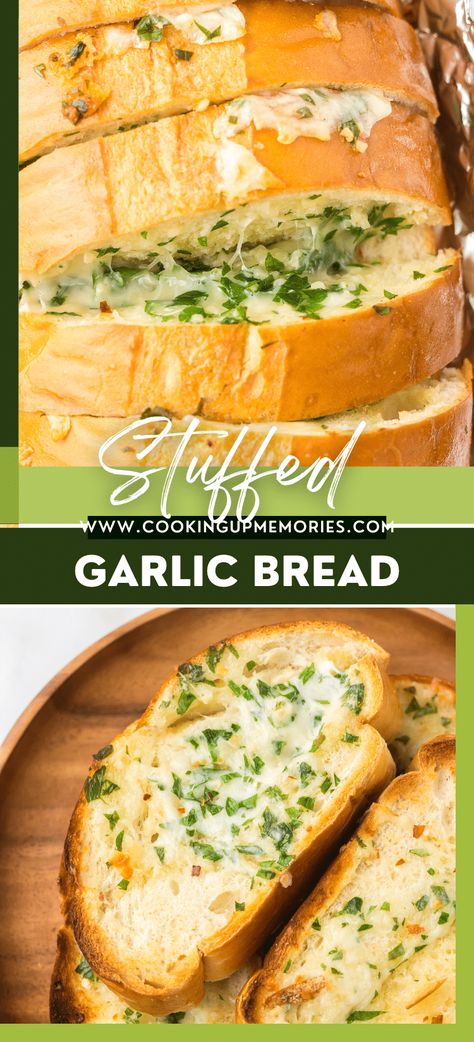 Italian Barbecue, Stuffed Garlic Bread, Cheesy Garlic Bread Recipe, Frozen Garlic Bread, Biscuit Ideas, Pesto Potatoes, Garlic Toast, Make Garlic Bread, Homemade Garlic Bread