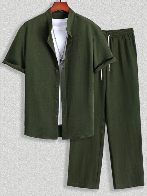 Ebay Reinstatement, Khaki Tops, Drawstring Waist Pants, Ebay Business, Sweatsuit Set, Track Suit Men, Polyester Jacket, Cool Outfits For Men, Fit Ideas