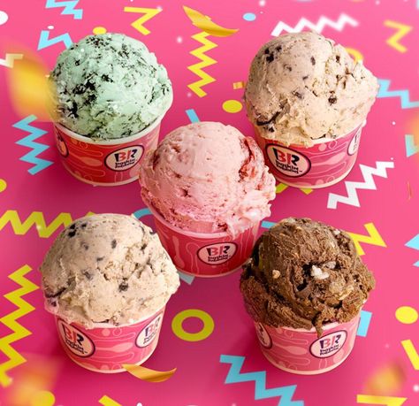 Freebies On Your Birthday, Baskin Robins, Free Birthday Food, Baskin Robbins Ice Cream, Ice Cream Month, National Ice Cream Month, Scoop Of Ice Cream, Easy Cheap Dinners, Birthday Freebies