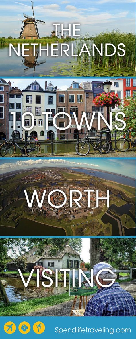 10 Towns worth visiting in the Netherlands, besides Amsterdam. #thenetherlands #holland #traveltips #travelguide Benelux Travel, Europe Trip Itinerary, Netherlands Travel, Amsterdam Travel, Travel Plan, Europe Travel Guide, Europe Travel Destinations, Global Travel, Europe Travel Tips