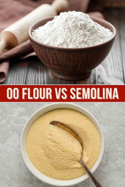 Seminola Flour Recipes, Homemade Pasta With Semolina Flour, Semolina Flour Pasta Recipe, Semolina Flour Recipes, 00 Flour Recipes, Pasta With Semolina Flour, Semolina Pasta Dough Recipe, Semolina Pasta Recipe, Italian Flour