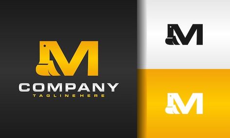 Letter m excavator logo | Premium Vector #Freepik #vector #excavator-logo #silhouette-logo #backhoe #digger Excavation Logo, Excavator Logo, Logo Silhouette, Silhouette Logo, Construction Logo, Letter W, Letter P, Letter M, Vector Photo