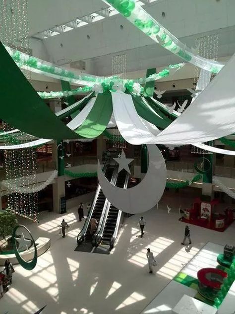 Pakistan Independence Day Decoration Ideas Charts, Classroom In Schools Pakistan Independence Day Decoration, Independence Day Decoration Ideas, Milad Nabi, Pakistan National Day, Indoor Sunroom Ideas, Pakistan Wallpaper, Indoor Sunroom, Independence Day Pictures, Happy Independence Day Pakistan